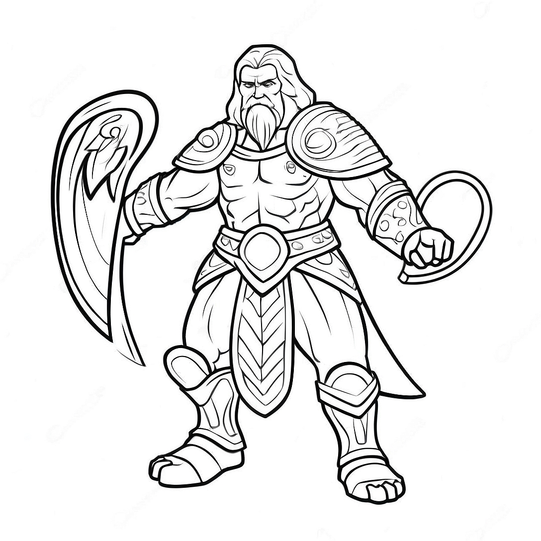Guardian in Epic Battle Coloring Page | Destiny 2 coloring page