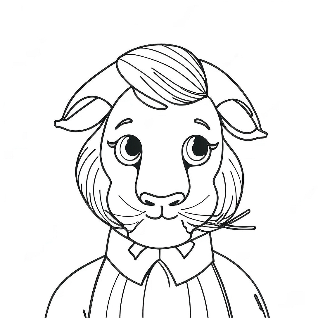 Number 4 Coloring Page | Number 4 coloring page