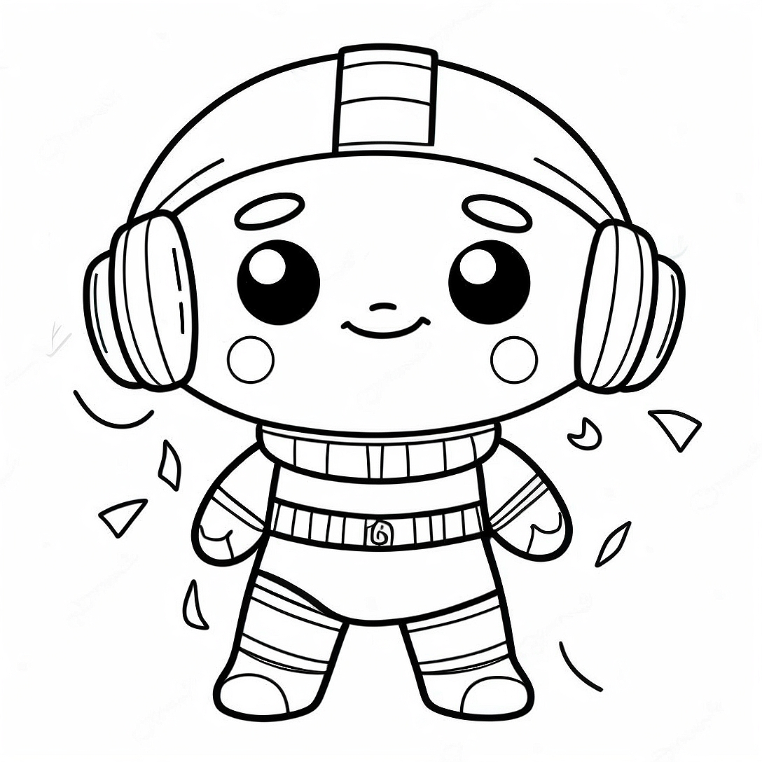 Cute Klombo Fortnite Coloring Page | Klombo Fortnite coloring page