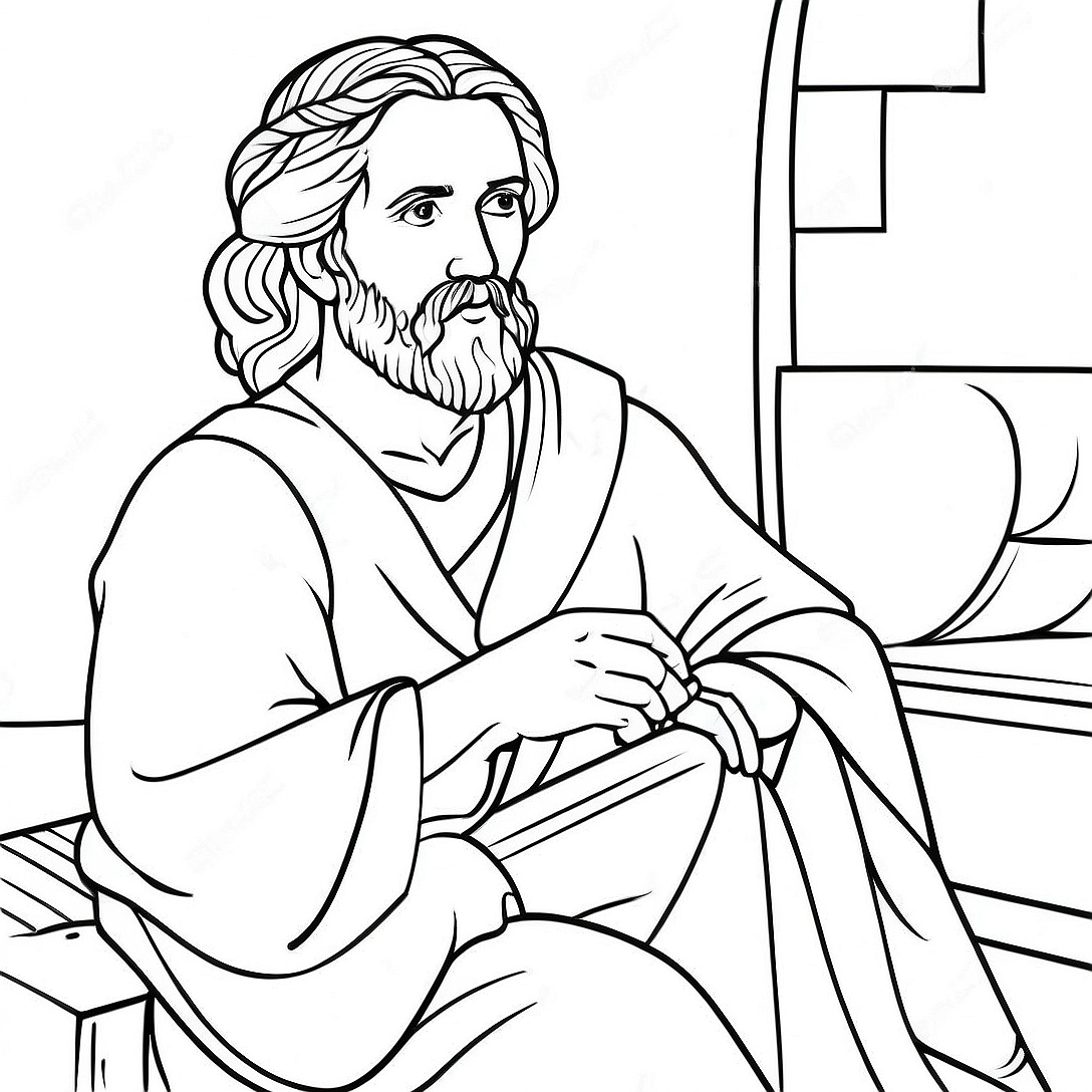 Elisha Coloring Page | Elisha coloring page
