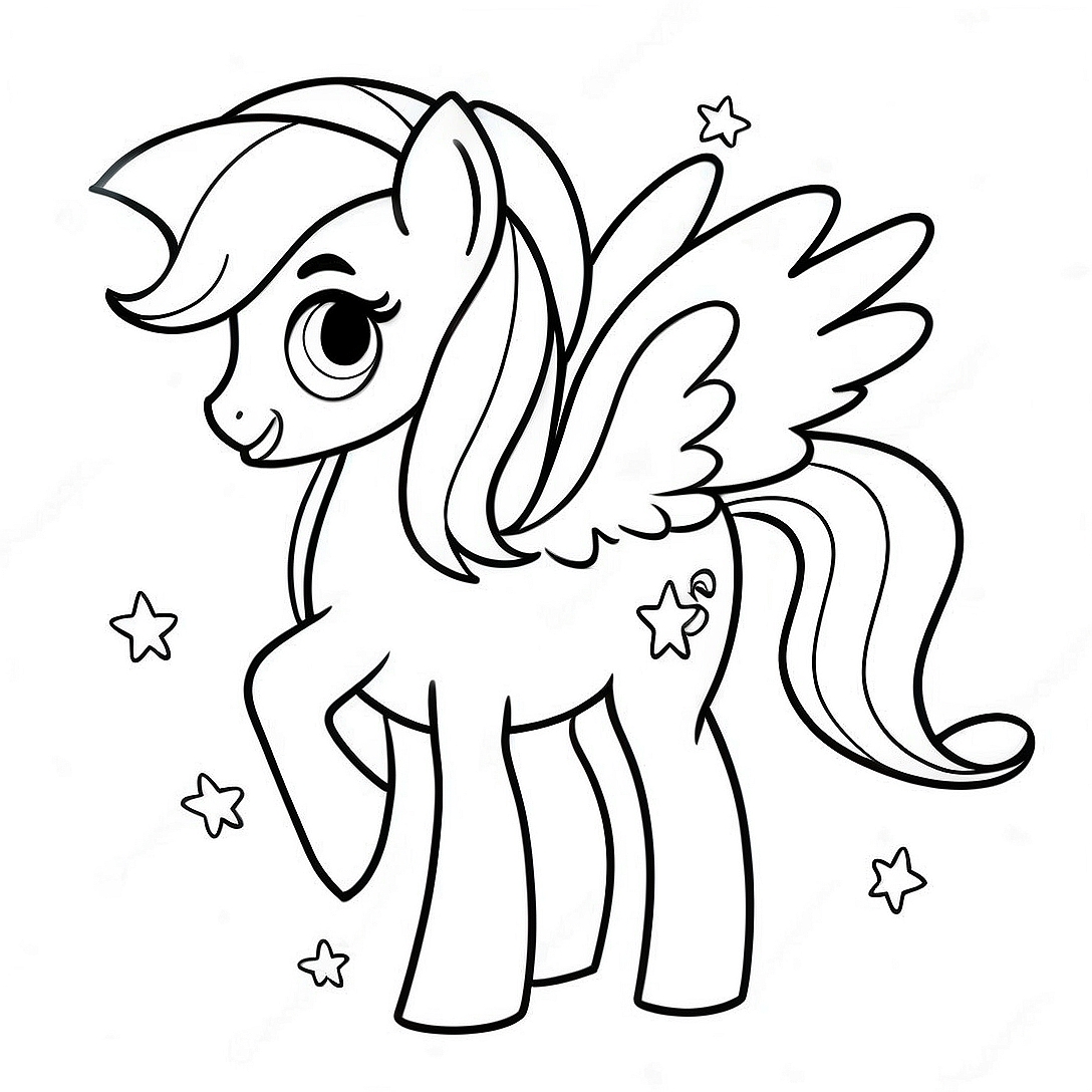 My Little Pony New Generation Coloring Page | My Little Pony New Generation coloring page