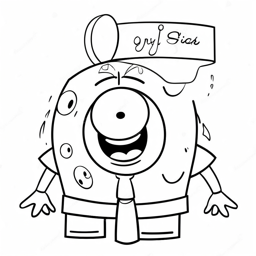 Gary SpongeBob Coloring Page | Gary SpongeBob coloring page