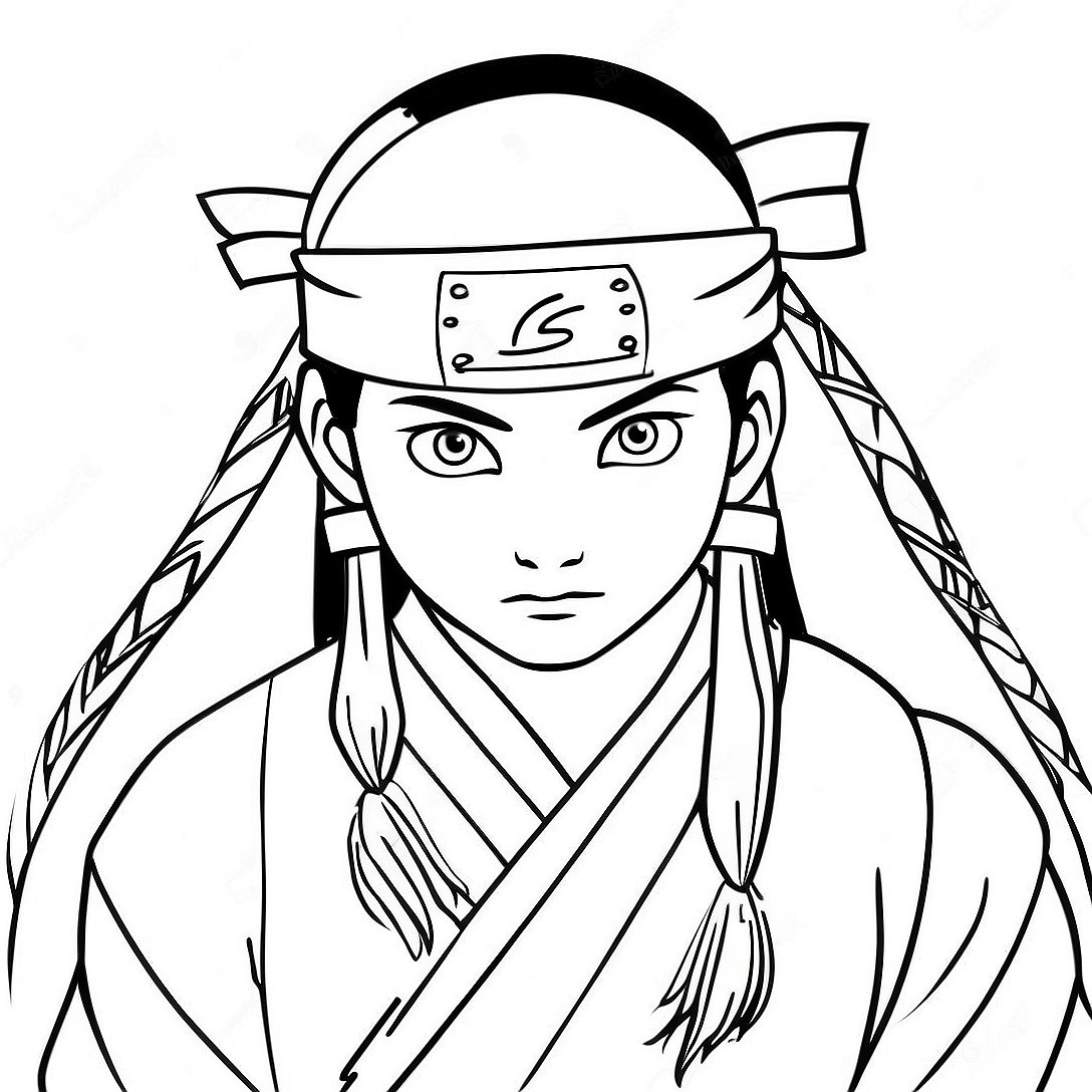 Neji Coloring Page | Neji coloring page