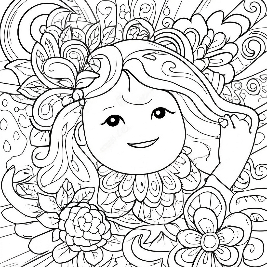 Colorful Please and Thank You Poster Coloring Page | Please and Thank You coloring page
