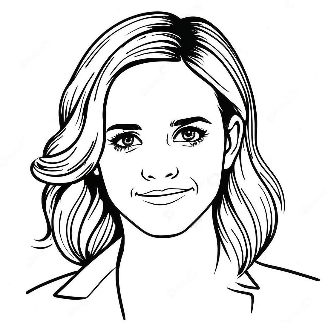 Emma Watson Coloring Page | Emma Watson coloring page