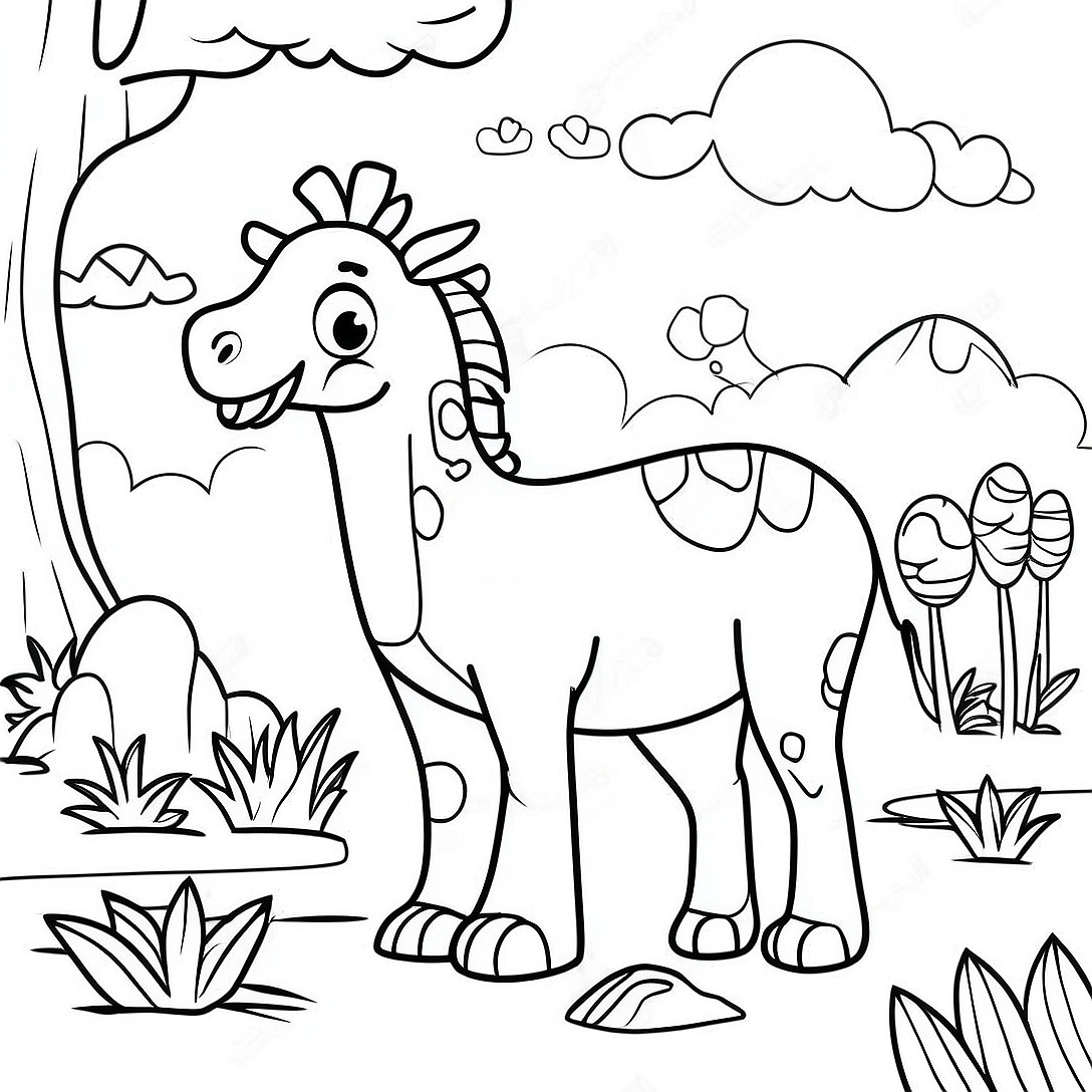 If I Ran the Zoo Coloring Page | If I Ran the Zoo coloring page