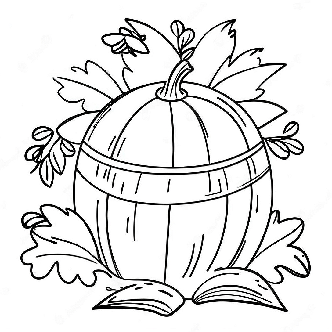 Fall Bible Coloring Page | Fall Bible coloring page