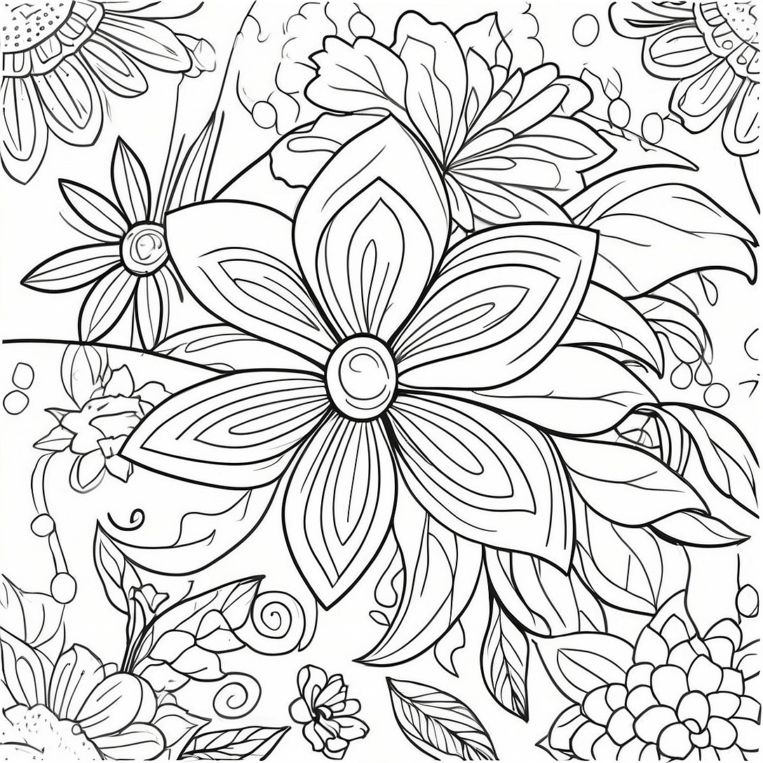 Flowering Ideas Coloring Page | Flowering Ideas coloring page