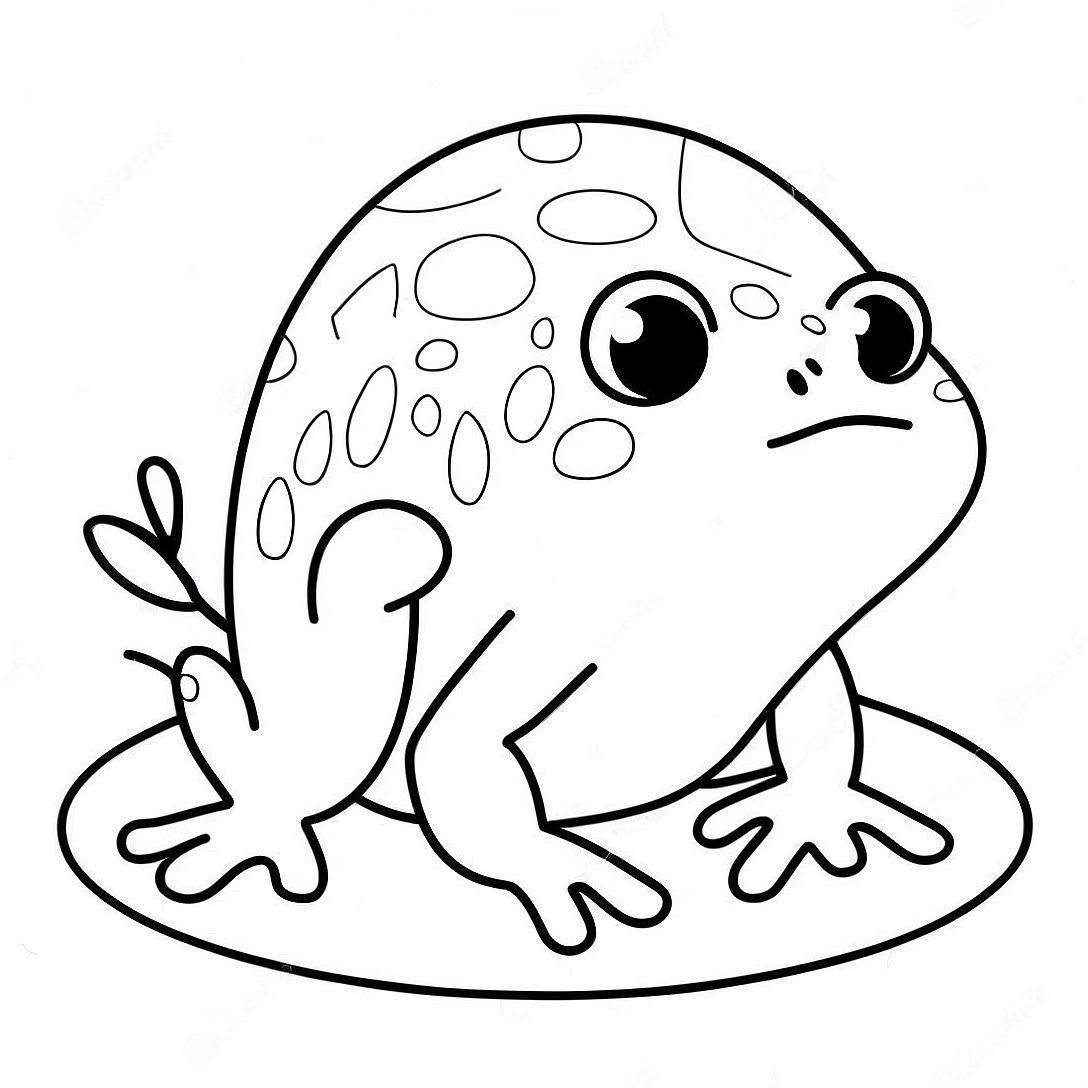 Frog Squishmallow Coloring Page | Frog Squishmallow coloring page