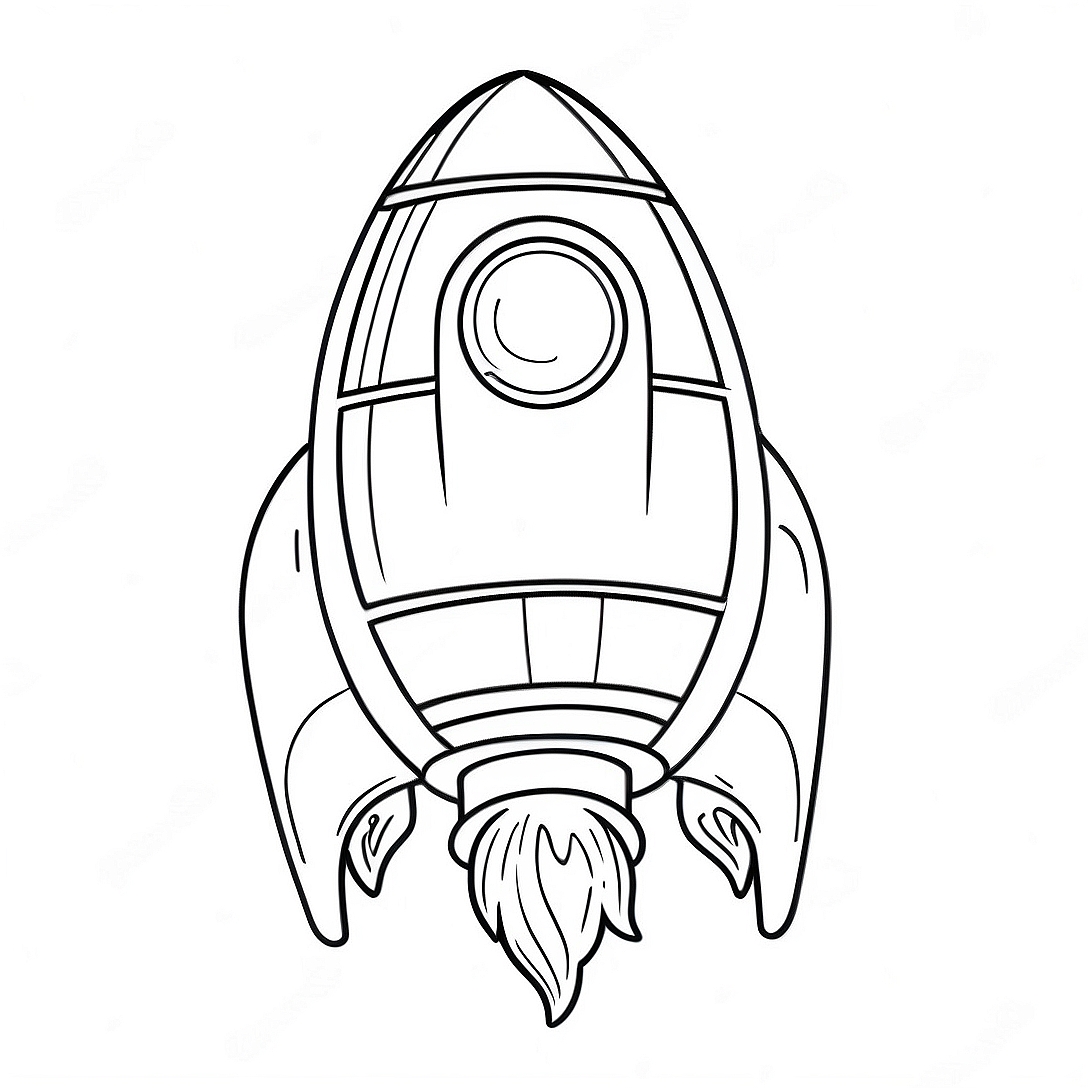 Lego Space Rocket Coloring Page | Lego Space coloring page
