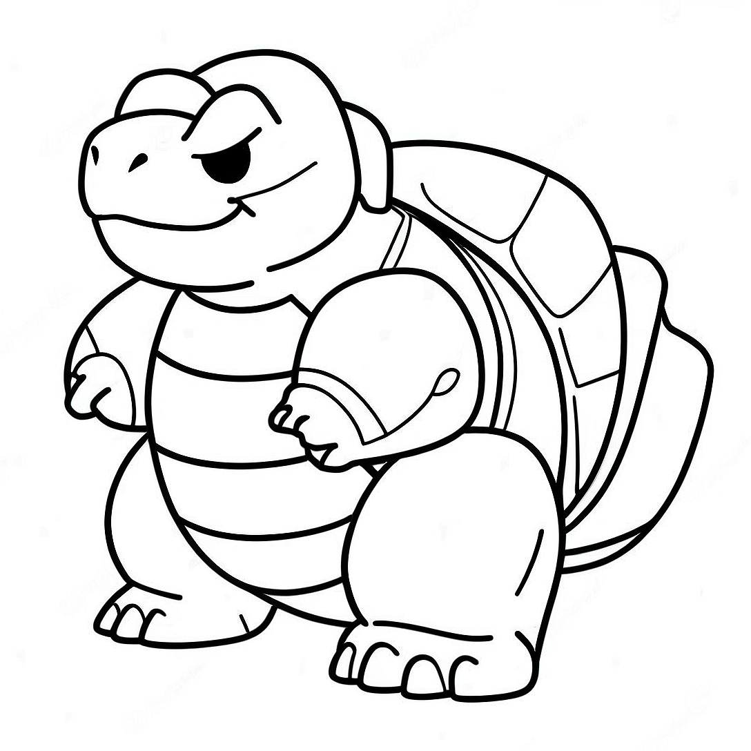 Blastoise Coloring Page | Blastoise coloring page