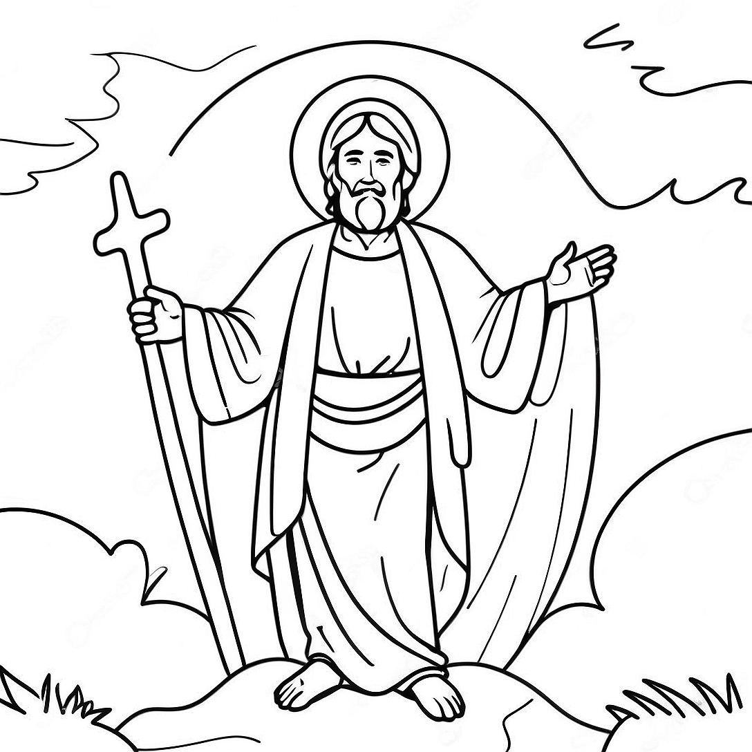He Is Risen Coloring Page | He Is Risen coloring page
