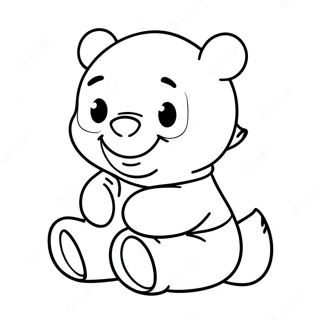Baby Winnie the Pooh Coloring Page | Baby Winnie the Pooh coloring page