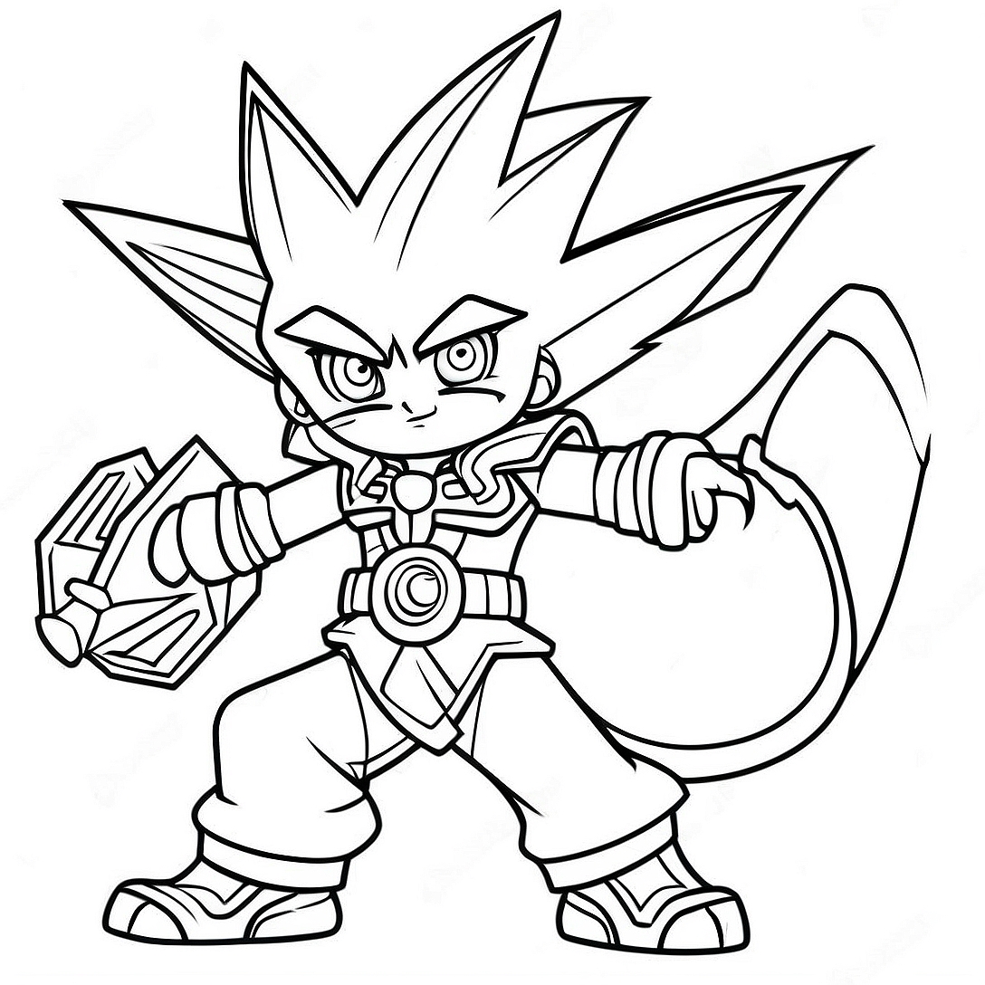 YuGiOh Coloring Page | YuGiOh coloring page