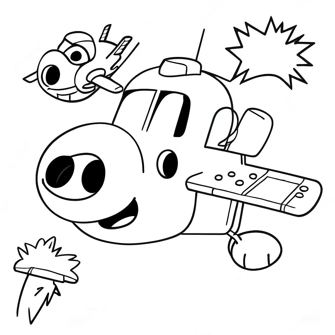 Super Wings Coloring Page | Super Wings coloring page