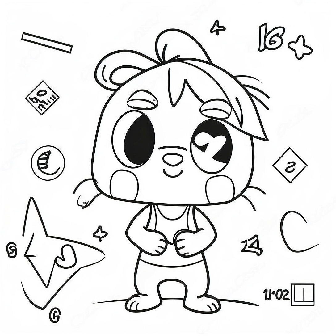 Math 1st Grade Addition Coloring Page | Math 1st Grade coloring page