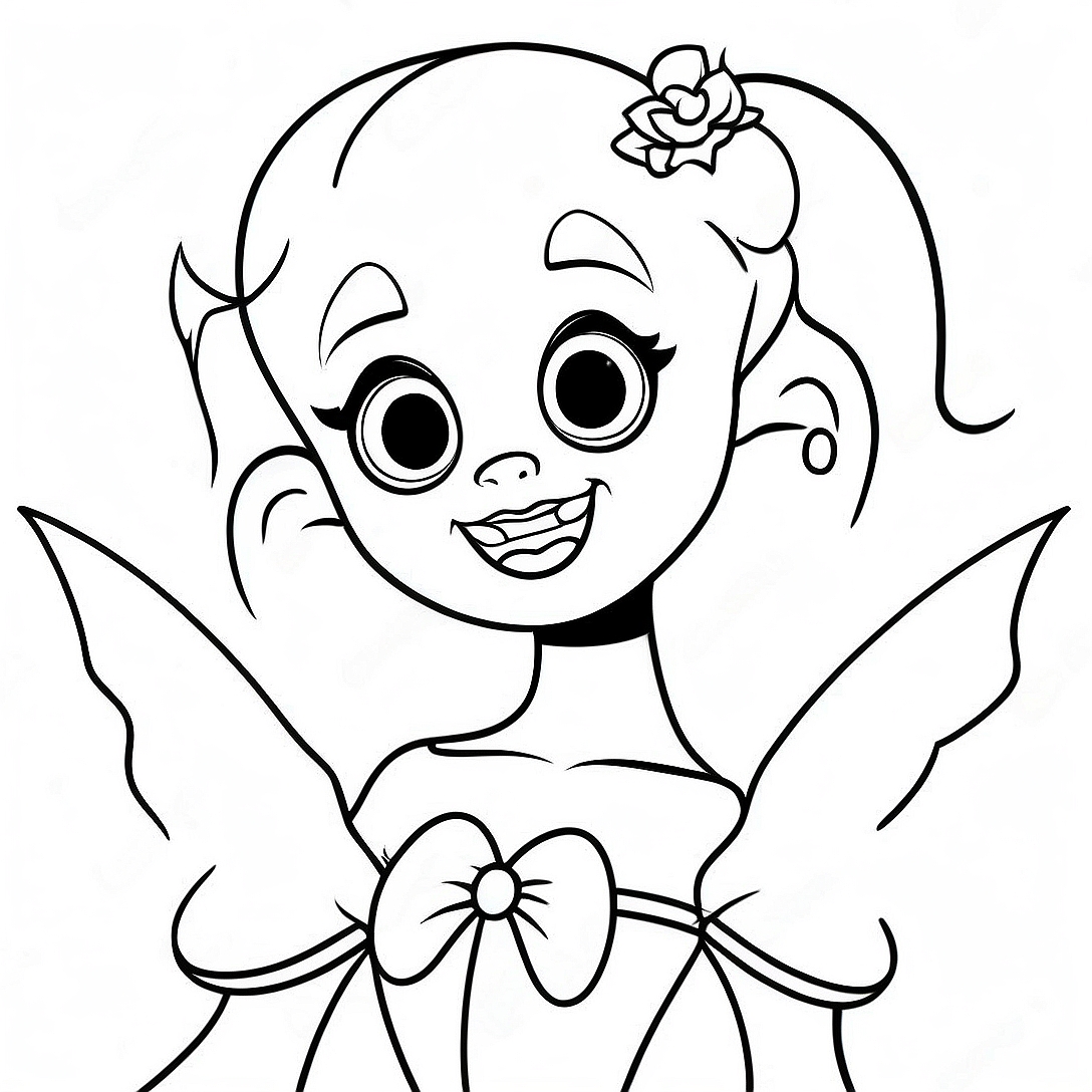 Draculaura with Sparkling Fangs Coloring Page | Draculaura coloring page