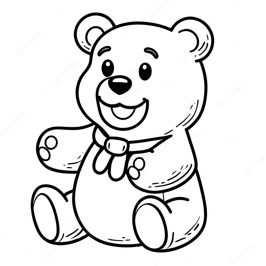 Gummy Bear Coloring Page | Gummy Bear coloring page