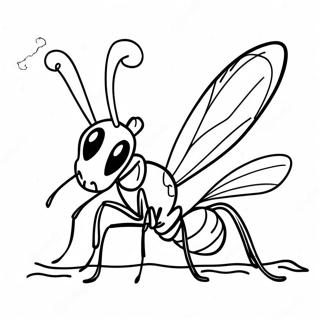 Ant Coloring Page | Ant 塗色頁