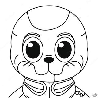 Sans Character Coloring Page | Sans 塗色頁
