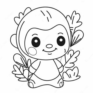 Cute Sans with a Smile Coloring Page | Sans 塗色頁