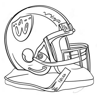 Super Bowl Coloring Page