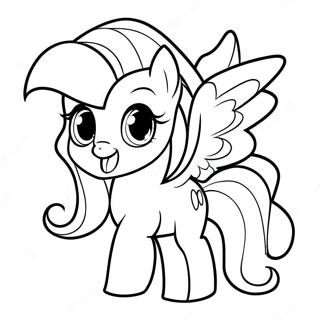 Fluttershy Coloring Page | Fluttershy 塗色頁