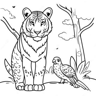 Wildlife Coloring Page | Wildlife 塗色頁