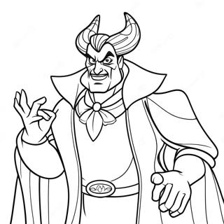 Disney Villain Coloring Page