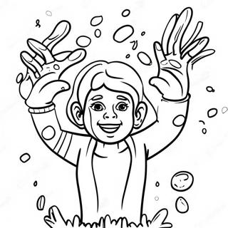 Holi Festival Coloring Page | Holi 塗色頁