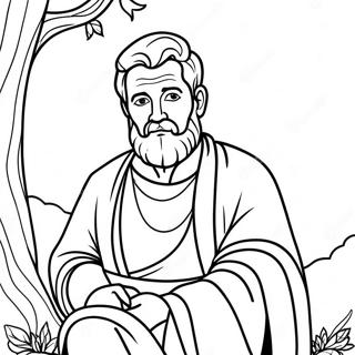 Abraham Coloring Page | Abraham 塗色頁