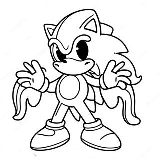 Sonic Halloween Coloring Page | Sonic Halloween 塗色頁