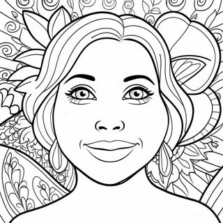Feliz Dia de las Madres Coloring Page