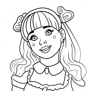 Melanie Martinez Coloring Page | Melanie Martinez 塗色頁