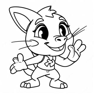 Coco Bandicoot Adventure Coloring Page | Crash Bandicoot 塗色頁