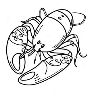 Lobster Coloring Page | Lobster 塗色頁