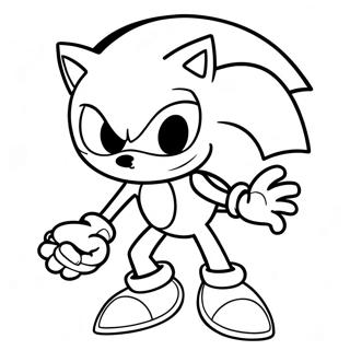 Silver Sonic Coloring Page | Silver Sonic 塗色頁