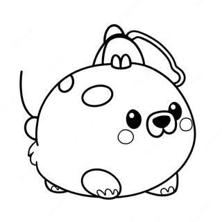 Tsum Tsum Coloring Page