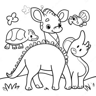 Genesis Animals Coloring Page | Genesis 塗色頁