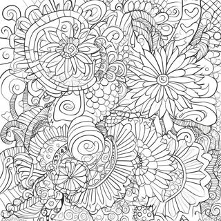 Colorful Number Patterns Coloring Page | Number Lore 塗色頁