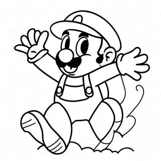 New Super Mario Bros Movie Coloring Page | New Super Mario Bros Movie 塗色頁