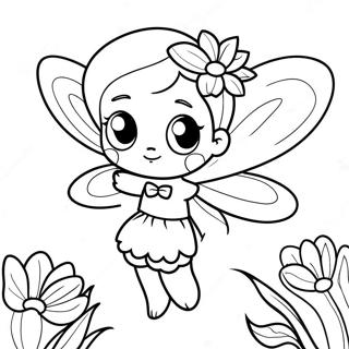 Bloom in Fairy Form Coloring Page | Winx Club 塗色頁