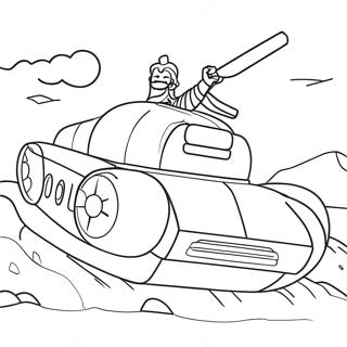 Epic Challenger Battle Coloring Page | Challenger 塗色頁