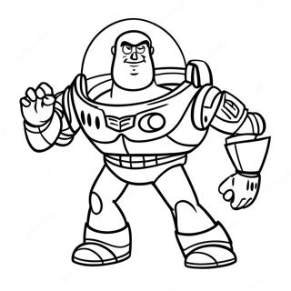 Buzz Lightyear Coloring Page