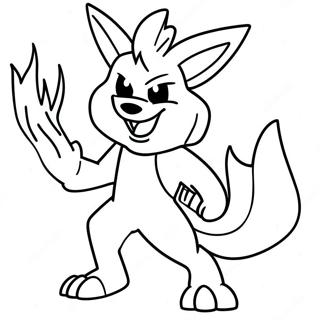 Lucario Coloring Page | Lucario 塗色頁