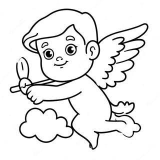 Cupid Coloring Page | Cupid 塗色頁