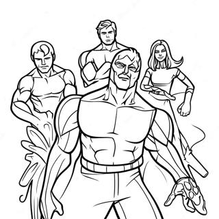 Guardians of the Galaxy Coloring Page