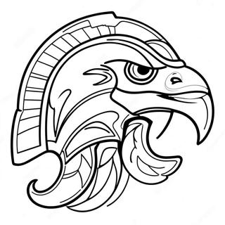 Seahawks Logo Coloring Page