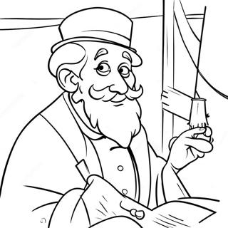 A Christmas Carol Coloring Page | A Christmas Carol 塗色頁