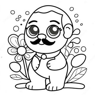 Romero Britto Coloring Page | Romero Britto 塗色頁